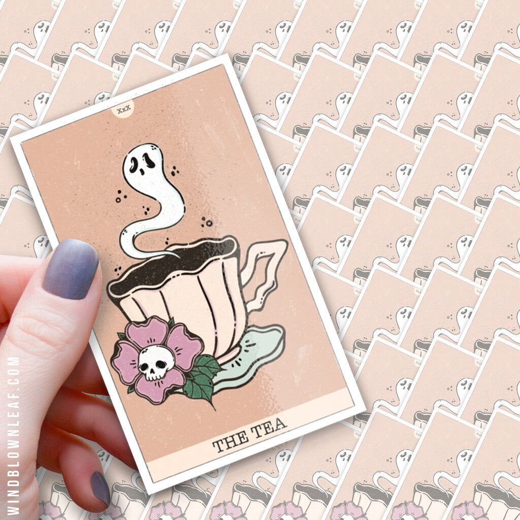 Sticker - The Tea Tarot 3/$10