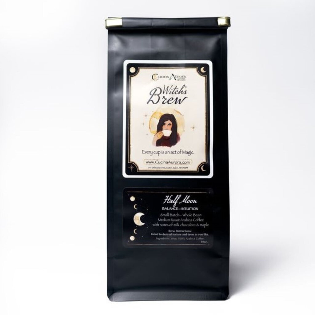 Witch's Brew Moon Phase Coffee - Medium Roast - Whole Bean