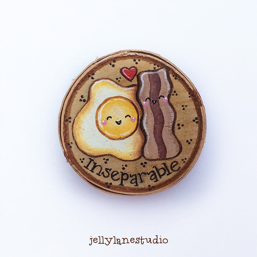 EGGS & BACON shelf sitter