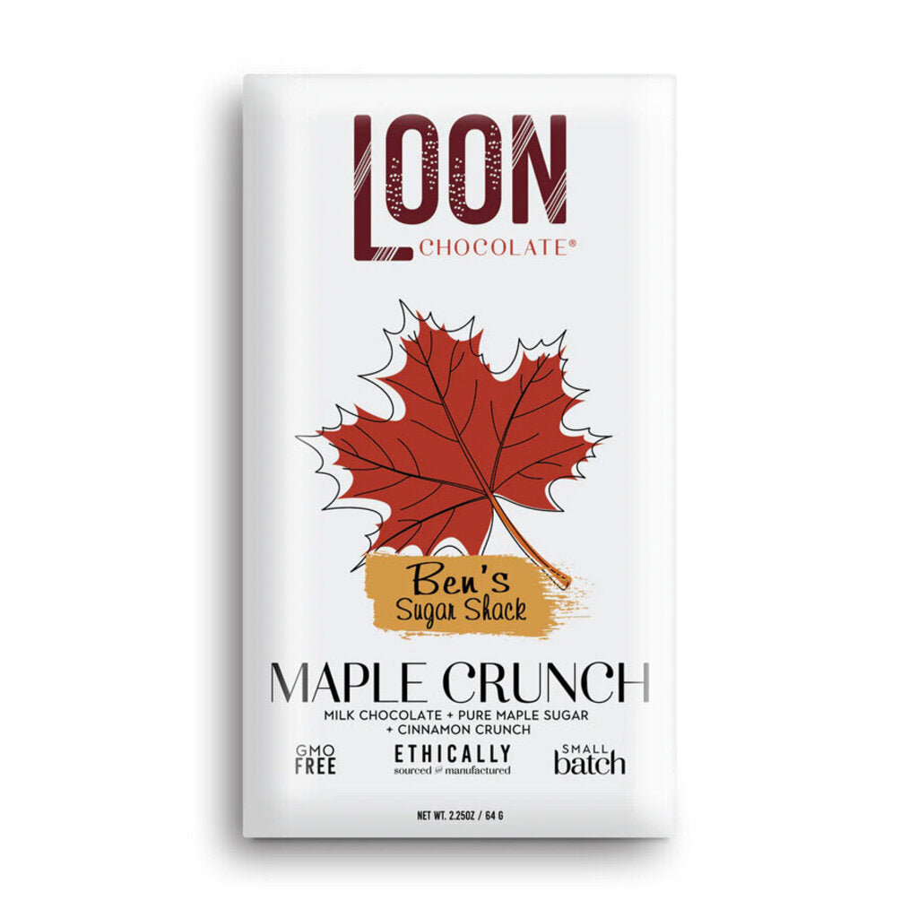 Maple Crunch Milk Chocolate Bar