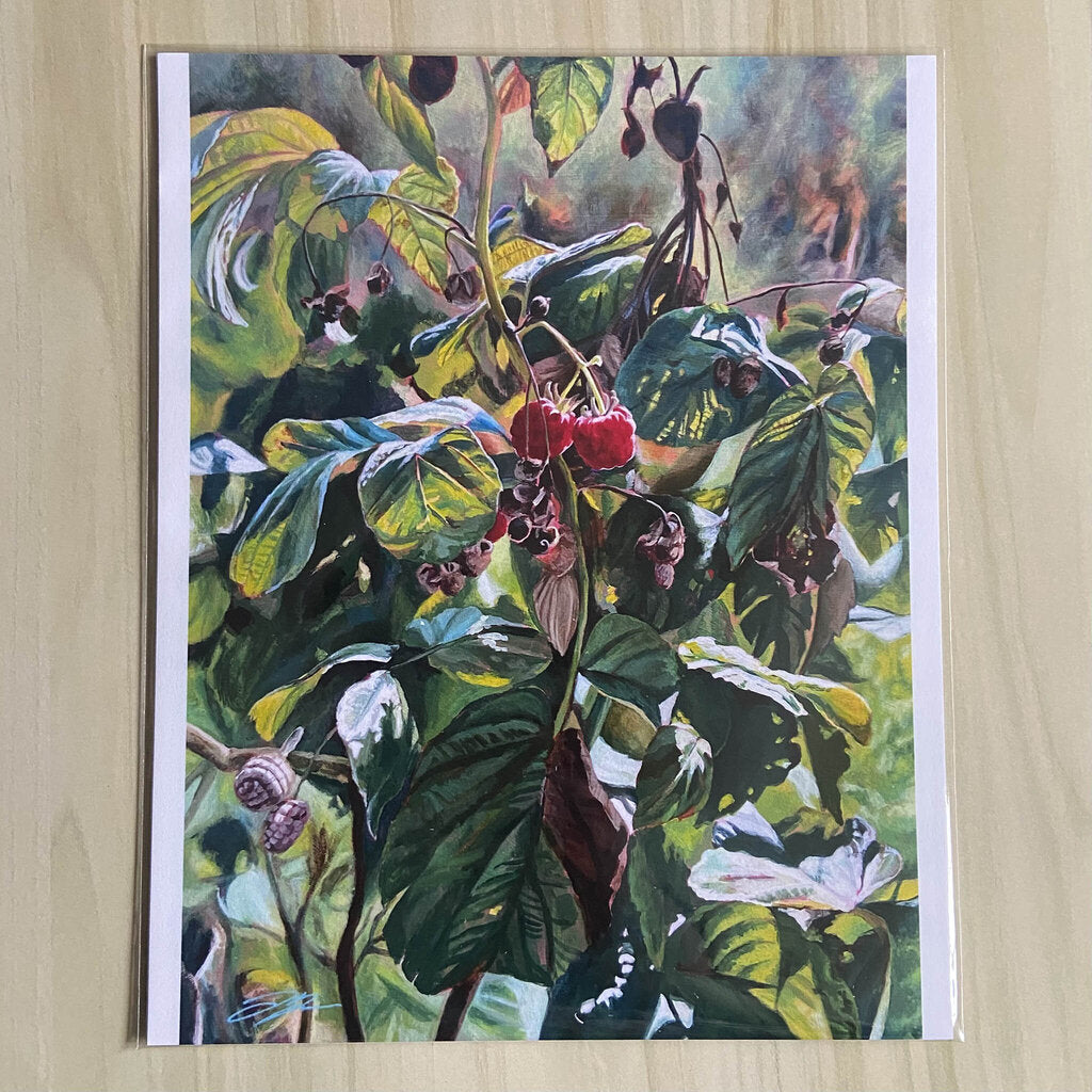 Two Truths - Raspberry Plant 8x10 Art Print