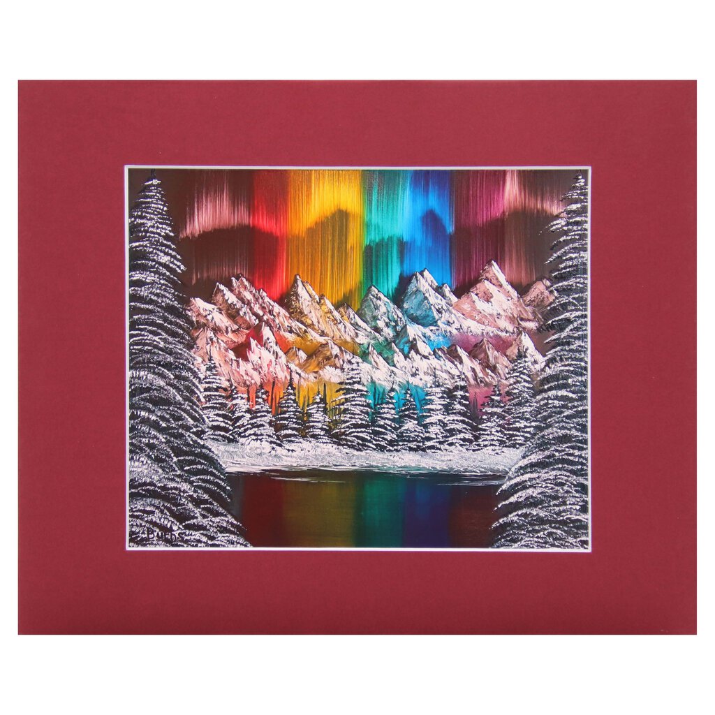 #192-2 Northern Lights 11x14 matte - 8x10 print