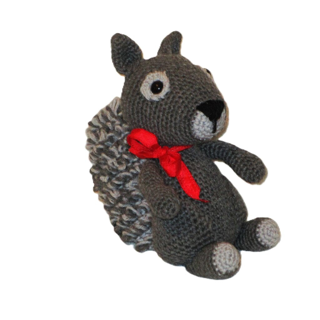 Steve Squirrel Crochet Stuffed Animal