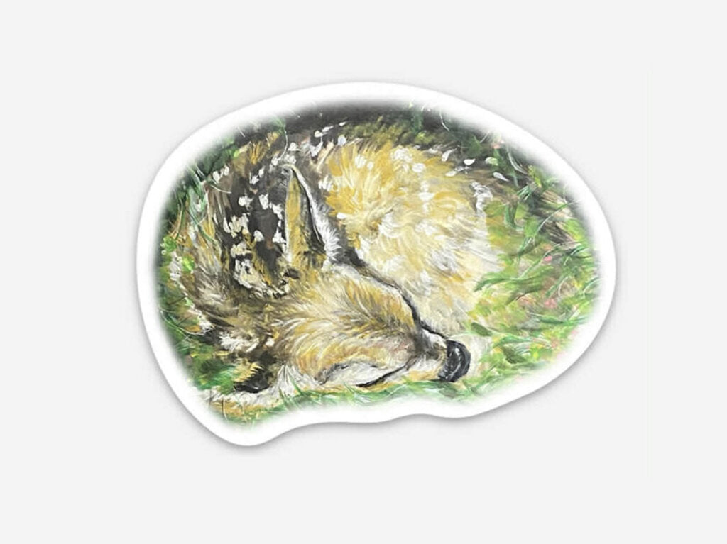 Fawn 3 inch sticker