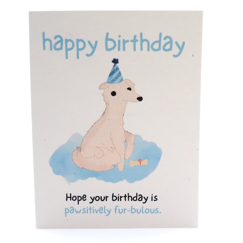 Dog Happy Birthday Card