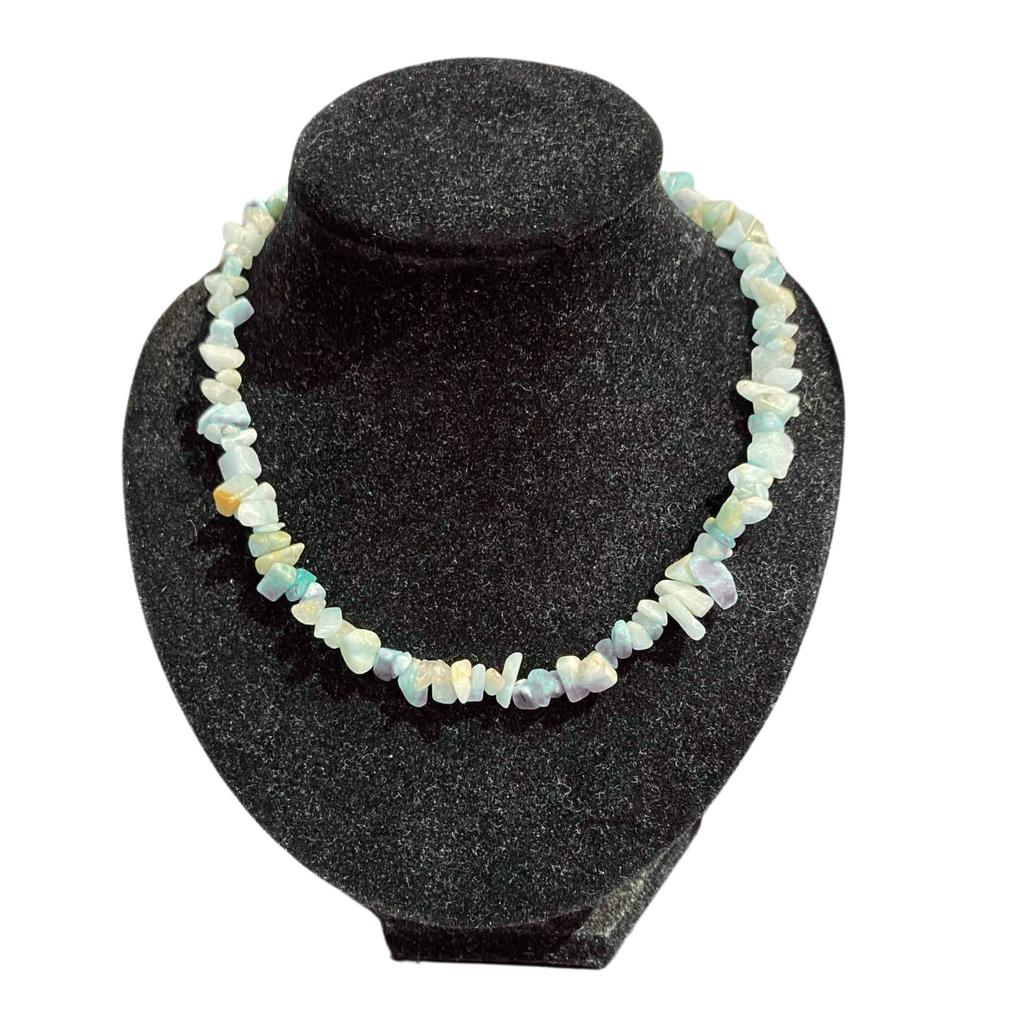 Amazonite choker necklace