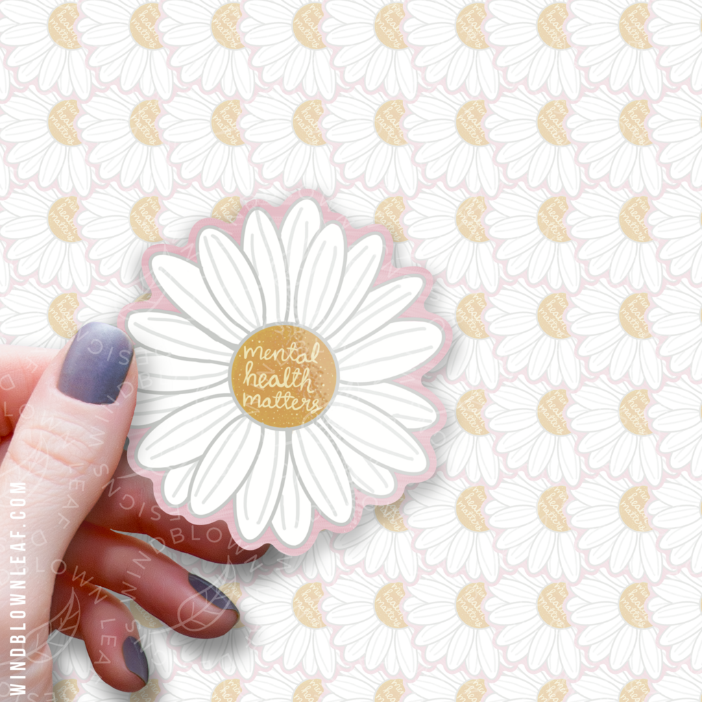 Sticker - Mental Health Matters 3/$10
