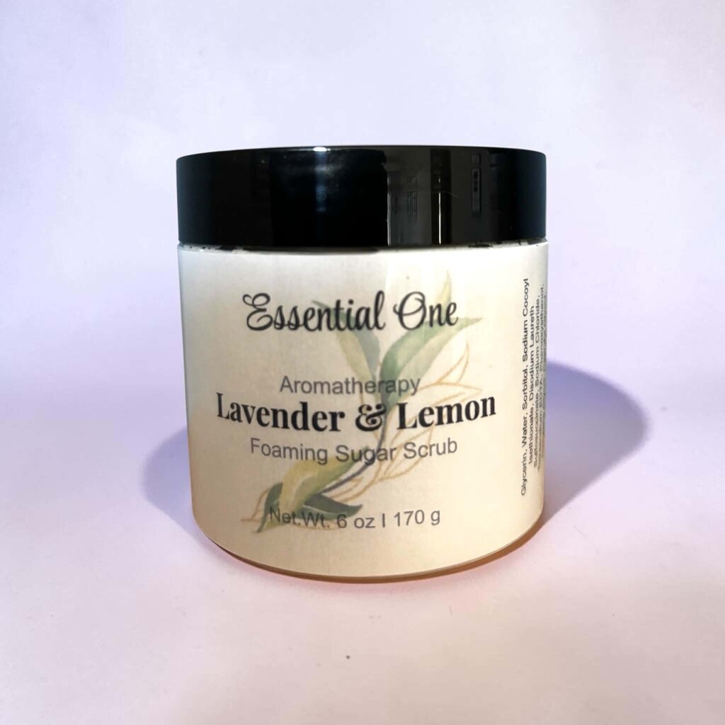 Aromatherapy Lavender Lemon Foaming Sugar Scrub
