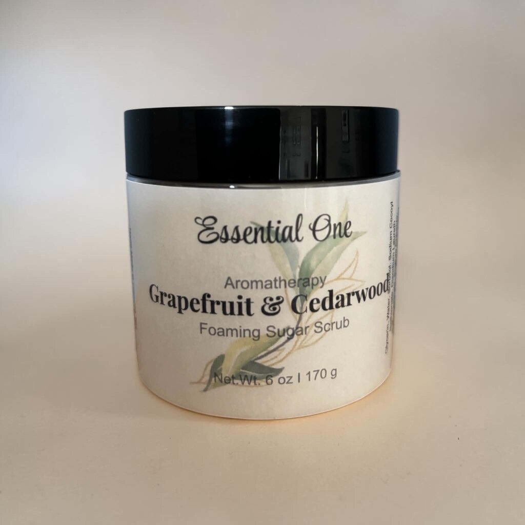 Aromatherapy Grapefruit & Cedarwood Foaming Sugar Scrub