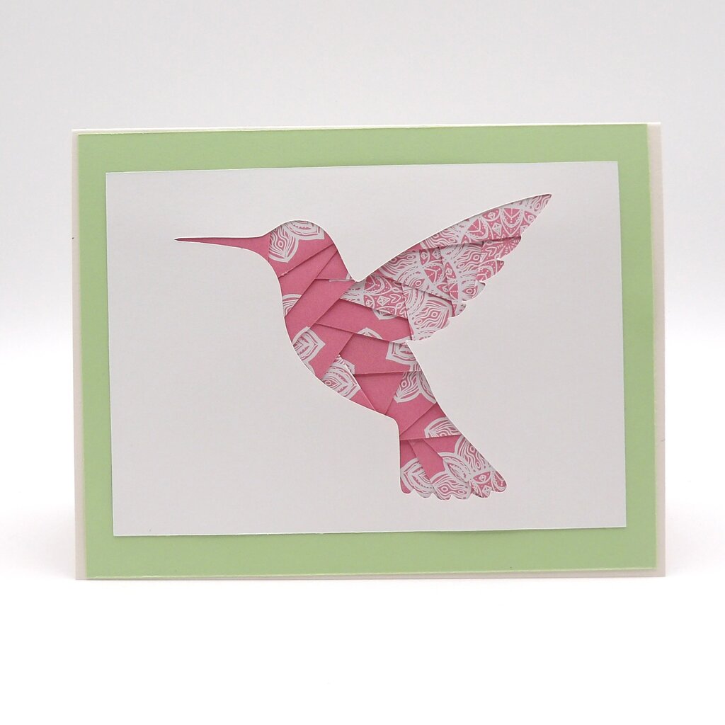 Hummingbird Keepsake Card