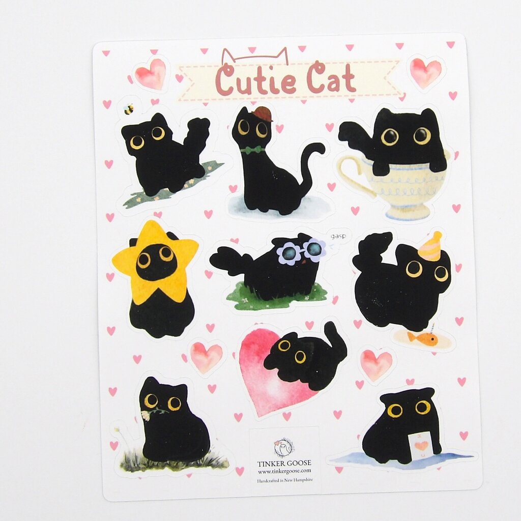 Cutie Cat Sticker Sheet
