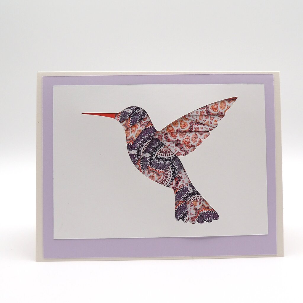 Hummingbird Keepsake Card