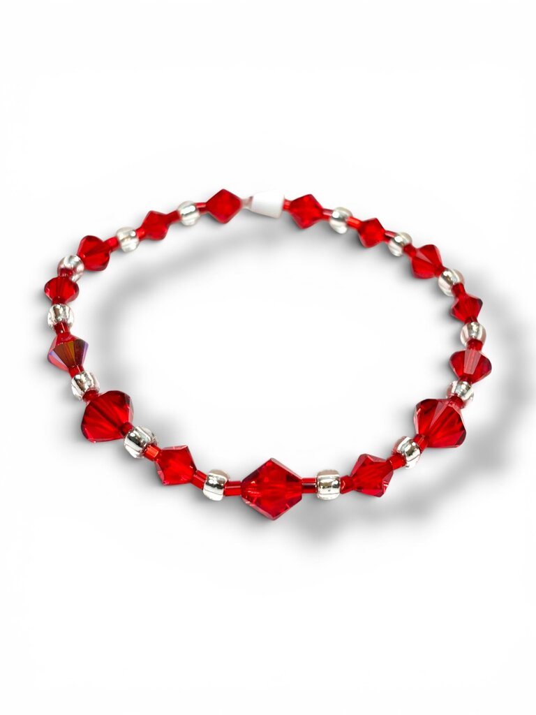 Swarovski Crystal Bracelet - Red