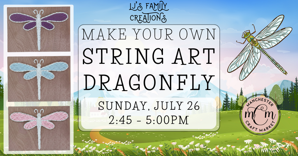 07/26 DIY String Art Dragonfly Class