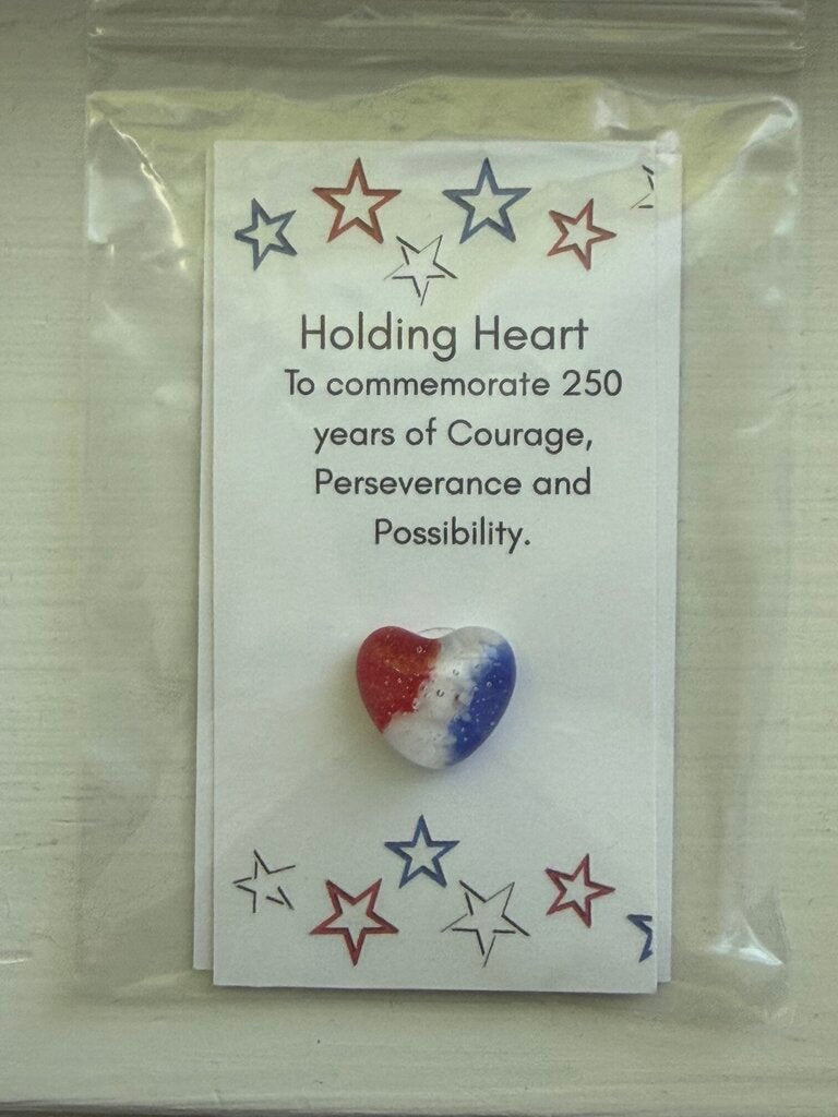 Small Fused Glass Heart