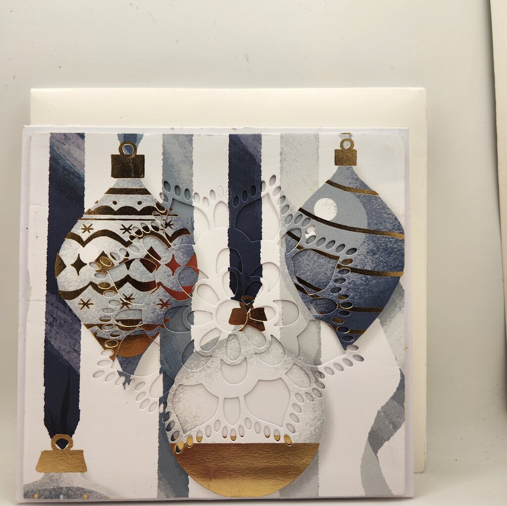 Textured Card/Dangling Ornaments