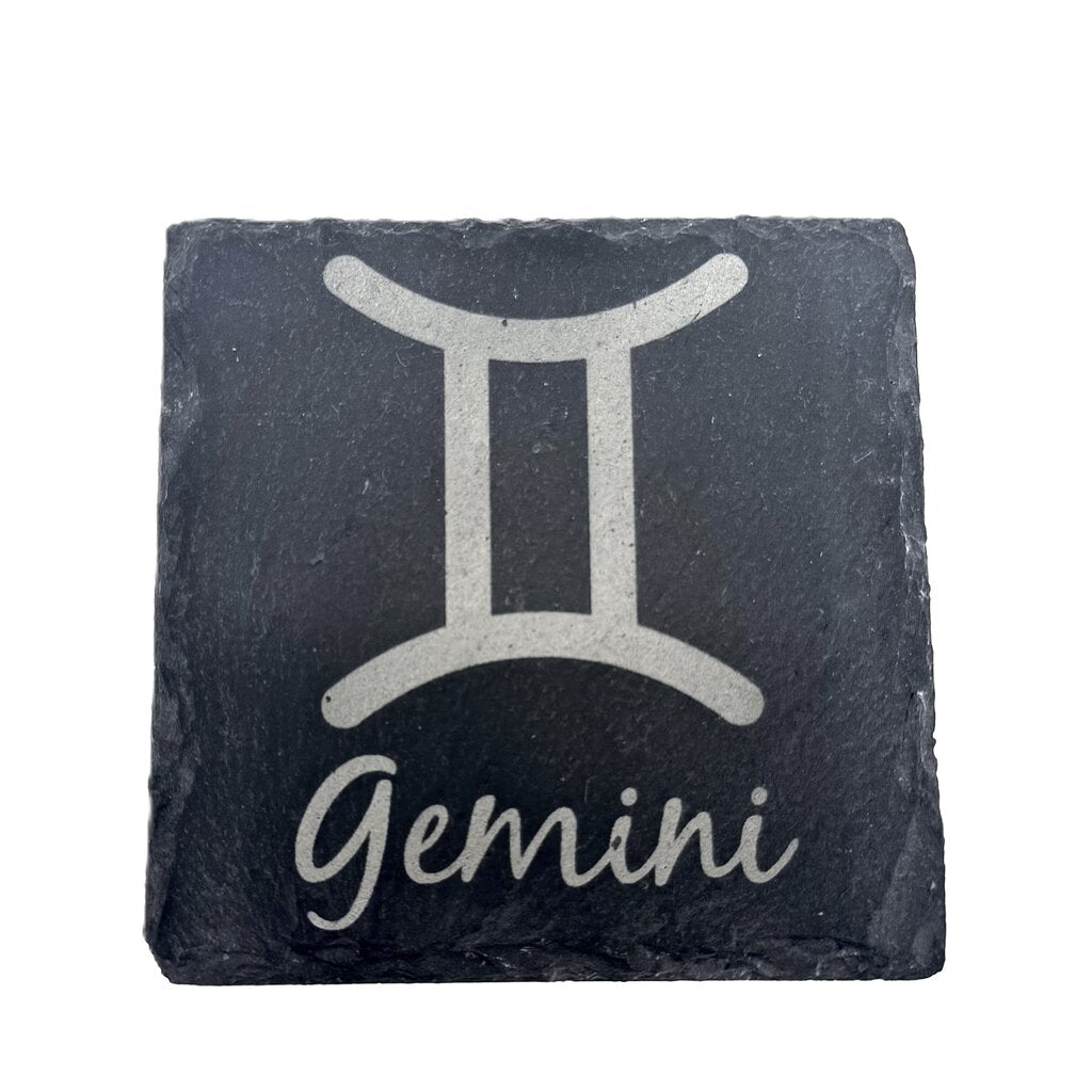 Slate Coaster Gemini