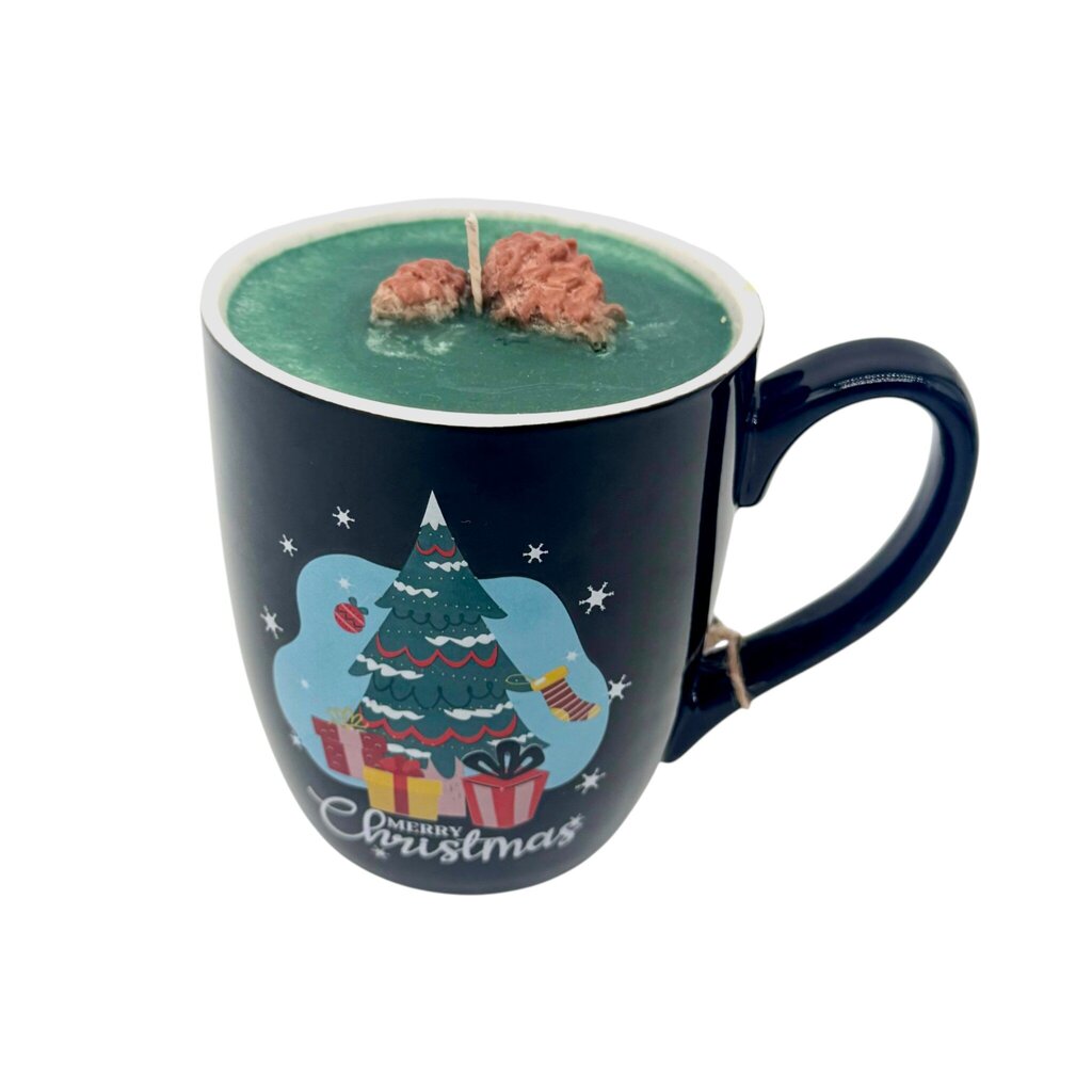 Christmas Tree (Mixed 32) - Mug Candle - 100% soy wax