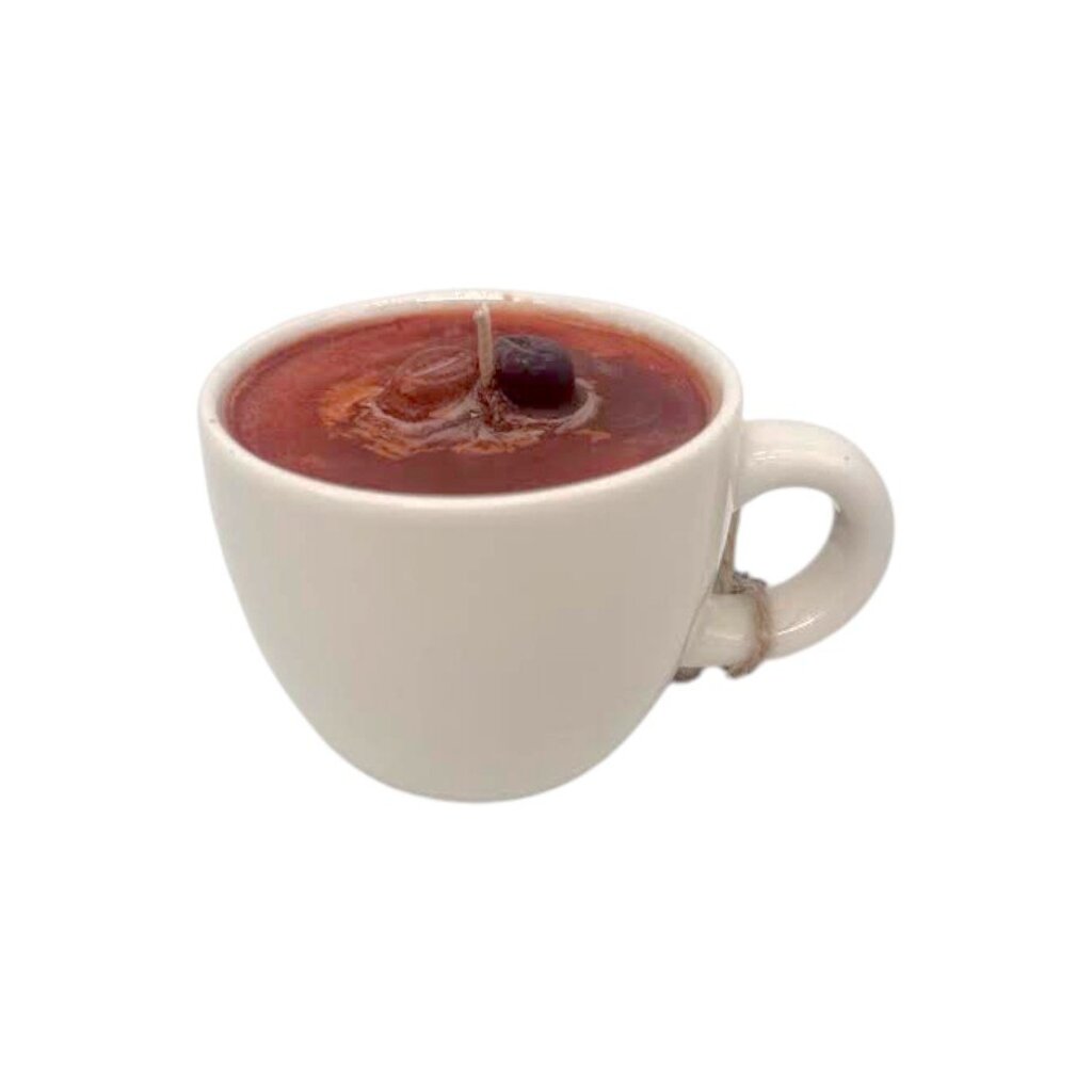Espresso (White Porcelain) - Mug Candle - 100% soy wax