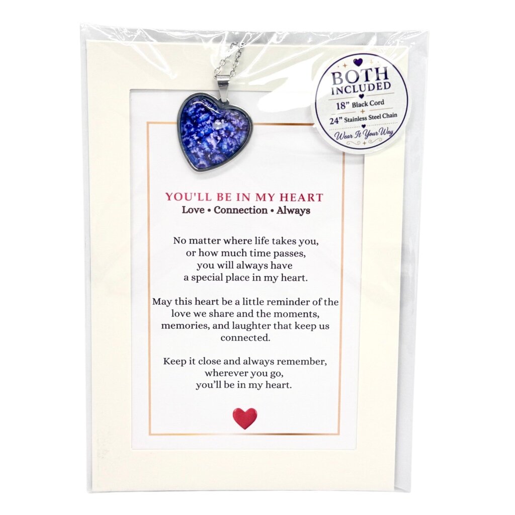 You'll Be In My Heart Keepsake Pendant Gift Package