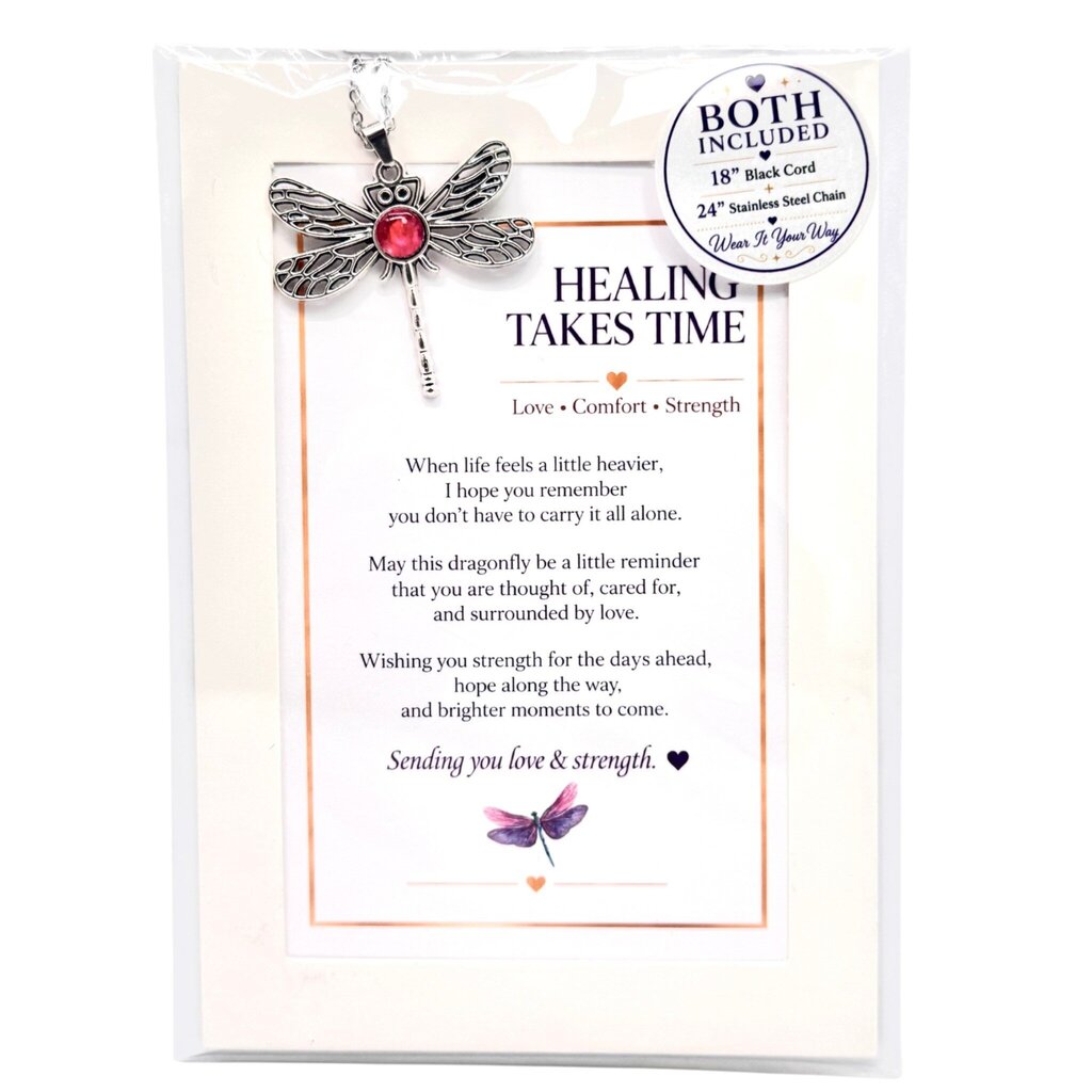 Healing Takes Time Keepsake Pendant Gift Package