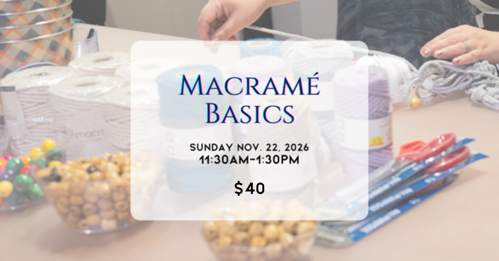 11/22 Beginner Macrame