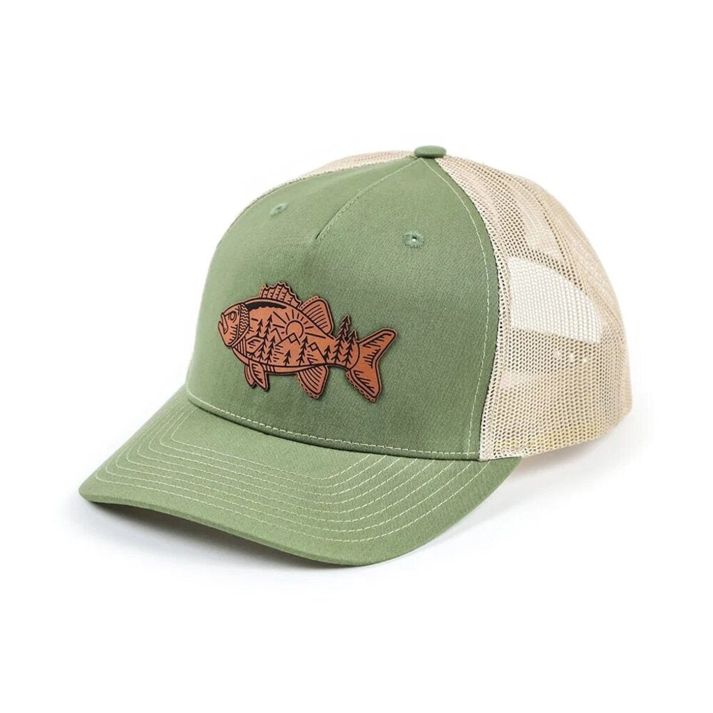 Tribal Fish Patch Hat