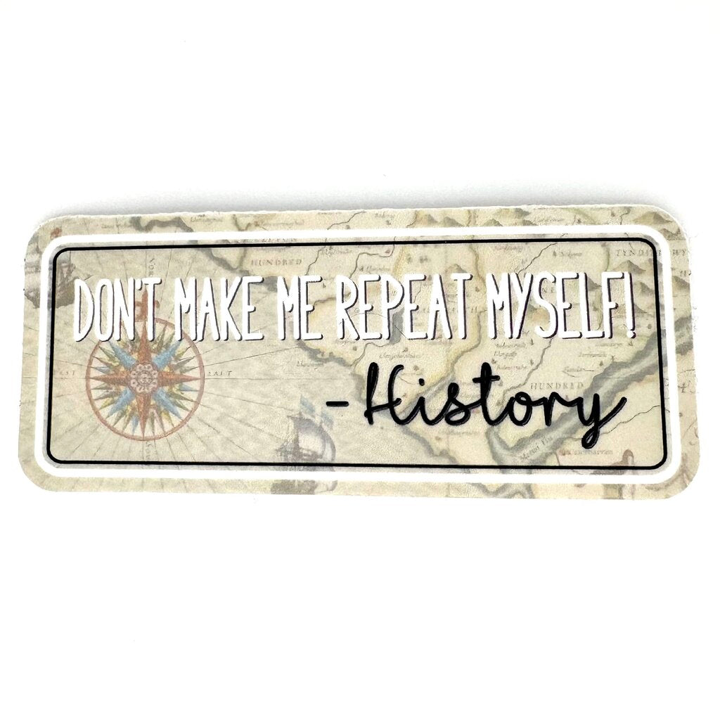 HISTORY VINYL STICKER
