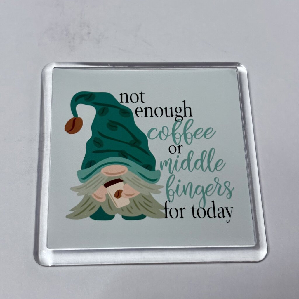 COFFEE GNOME MAGNET