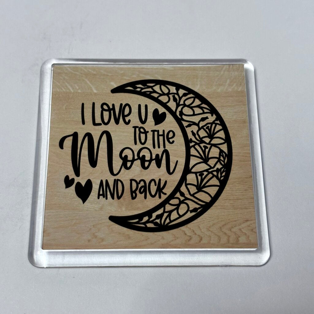 LOVE YOU TO THE MOON MAGNET