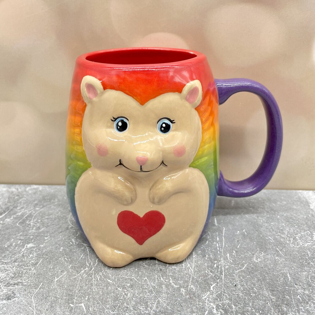 HEDGEHOG MUG RAINBOW
