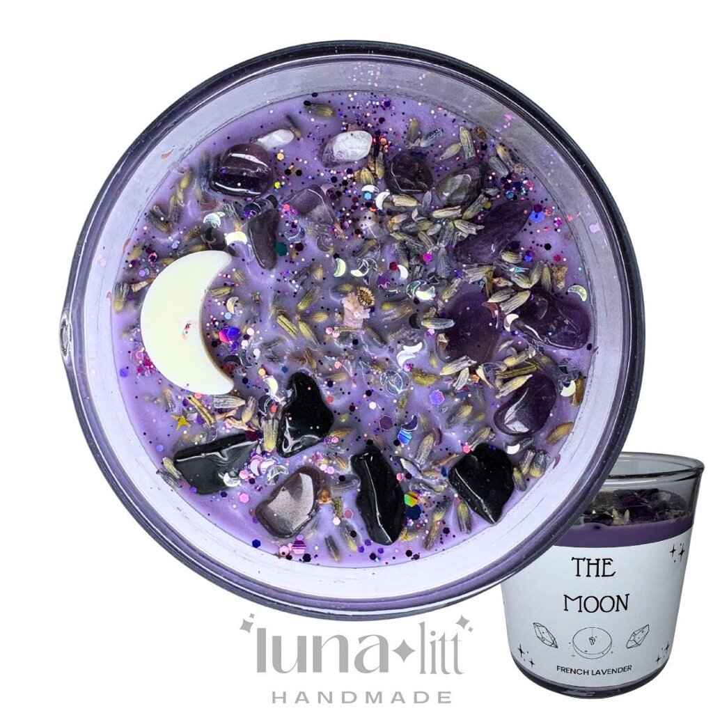The Moon Tarot Tumbler Candle