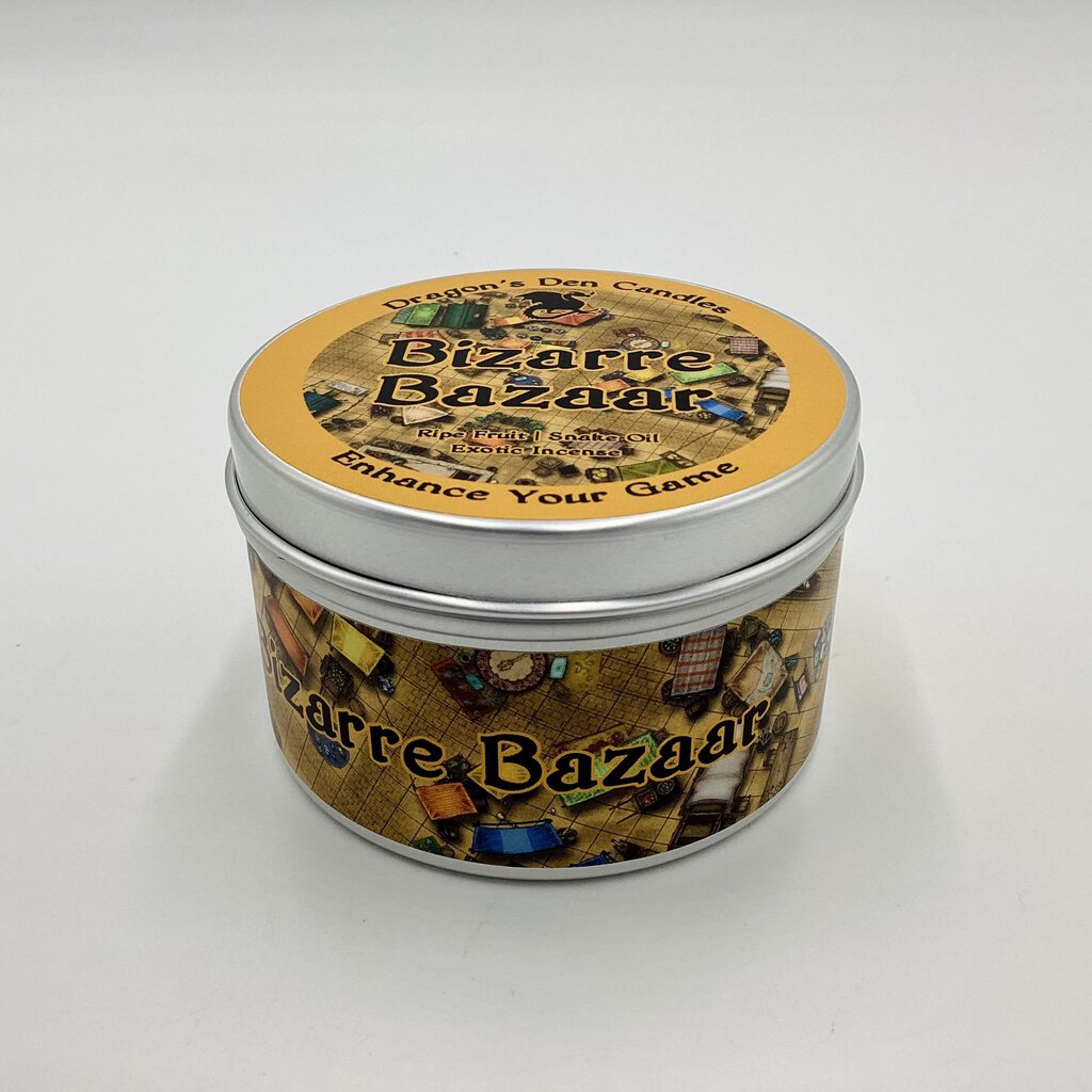 BIZARRE BAZAAR - Tin - Dragon's Den Candles