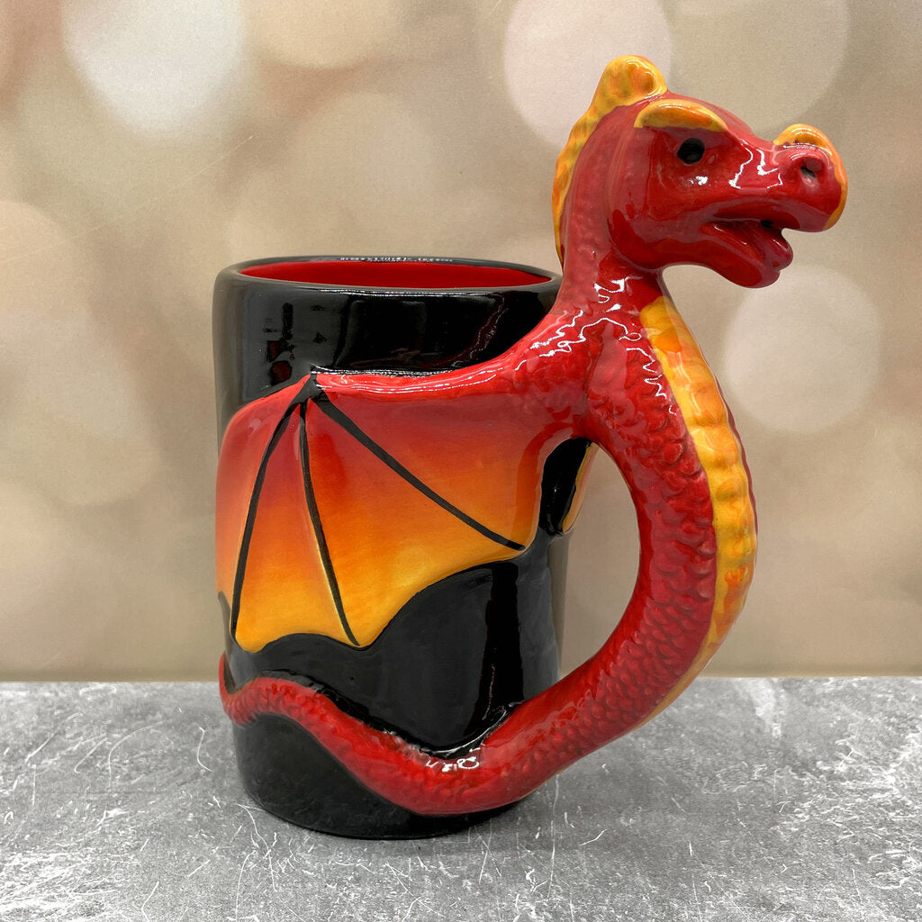 DRAGON MUG RED