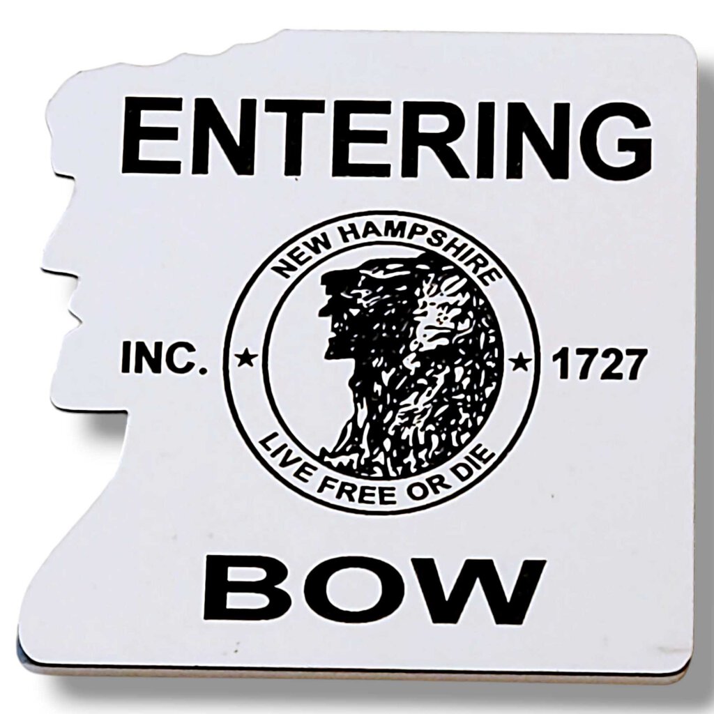 Entering Bow Acrylic 2 Color Magnets