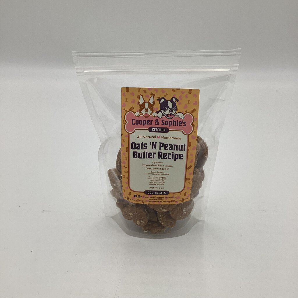 Oats and Peanut Butter Recipe Dog Treats
