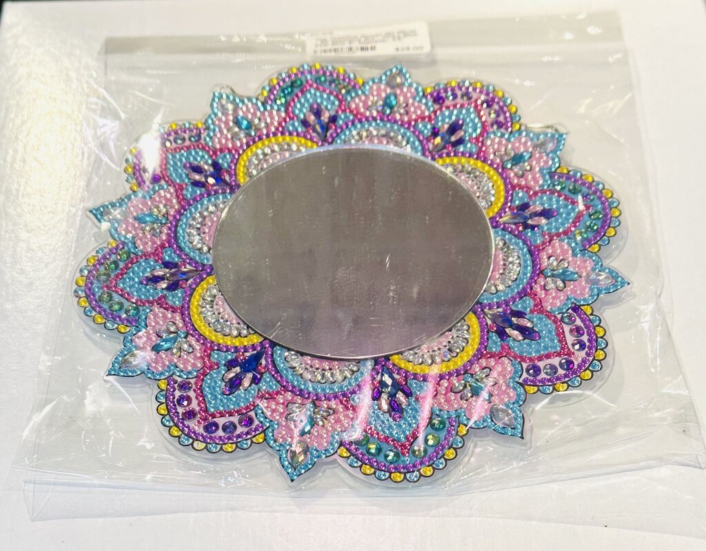Mirror - 5D Diamond Art - Pinky-Blue
