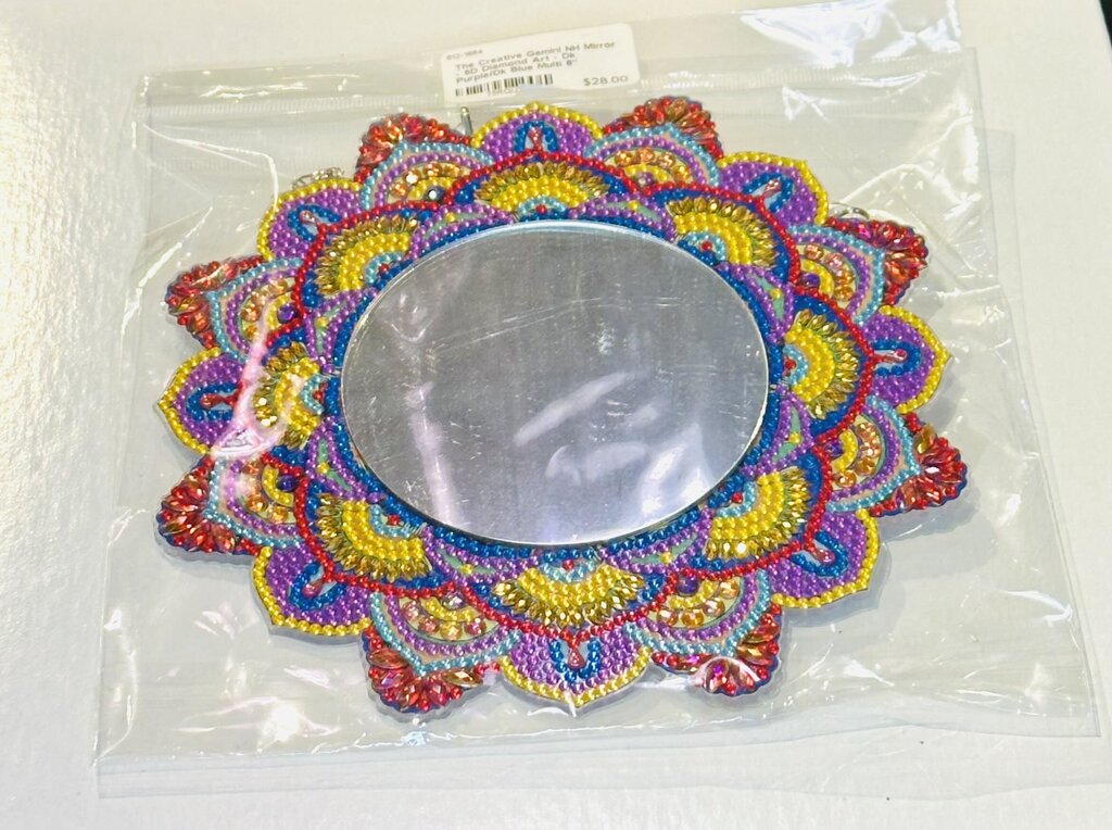 Mirror - 5D Diamond Art - Dk Purple/Dk Blue