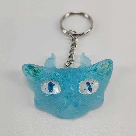 Kitty w/ Horns Keychain
