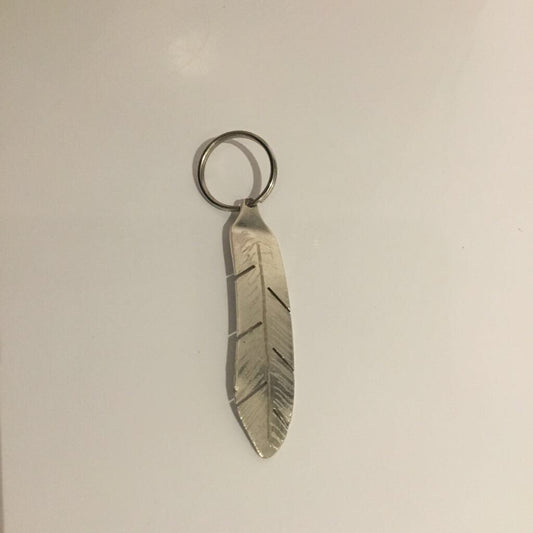 Feather keychain
