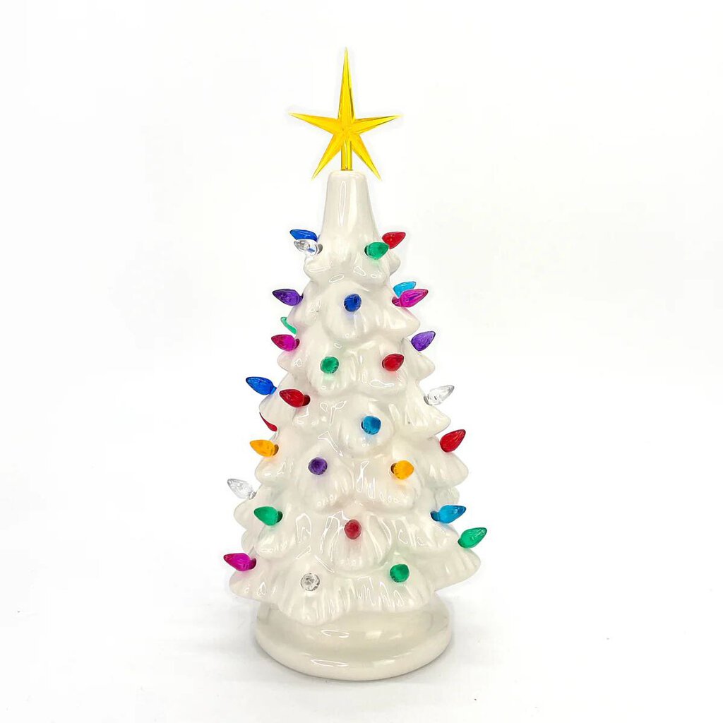 *PRE-ORDER: Vintage Skinny Light Up Tree White