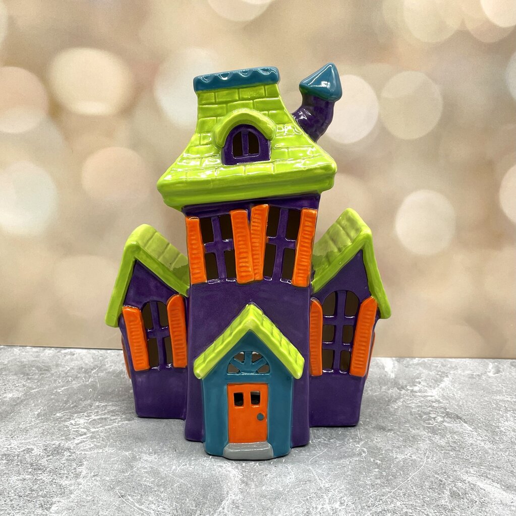 Haunted House Lime Purple Light Up