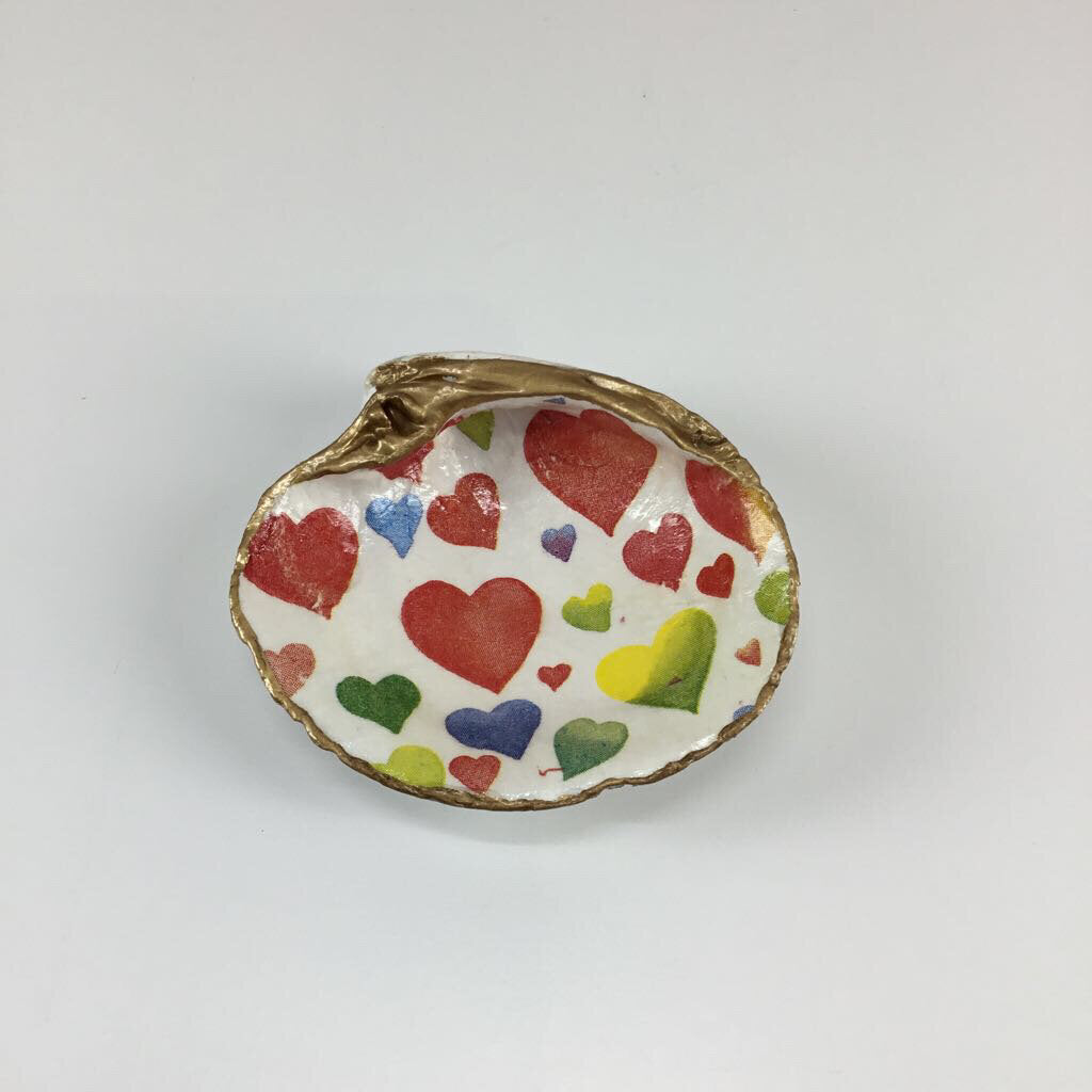 Multi Colored Heart Quahog (Old Orchard Beach, ME)