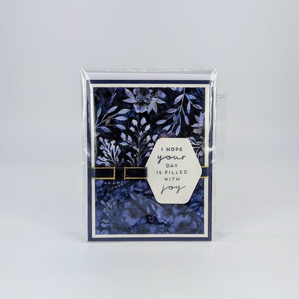 Wedding Card Regal Winter Night of Navy