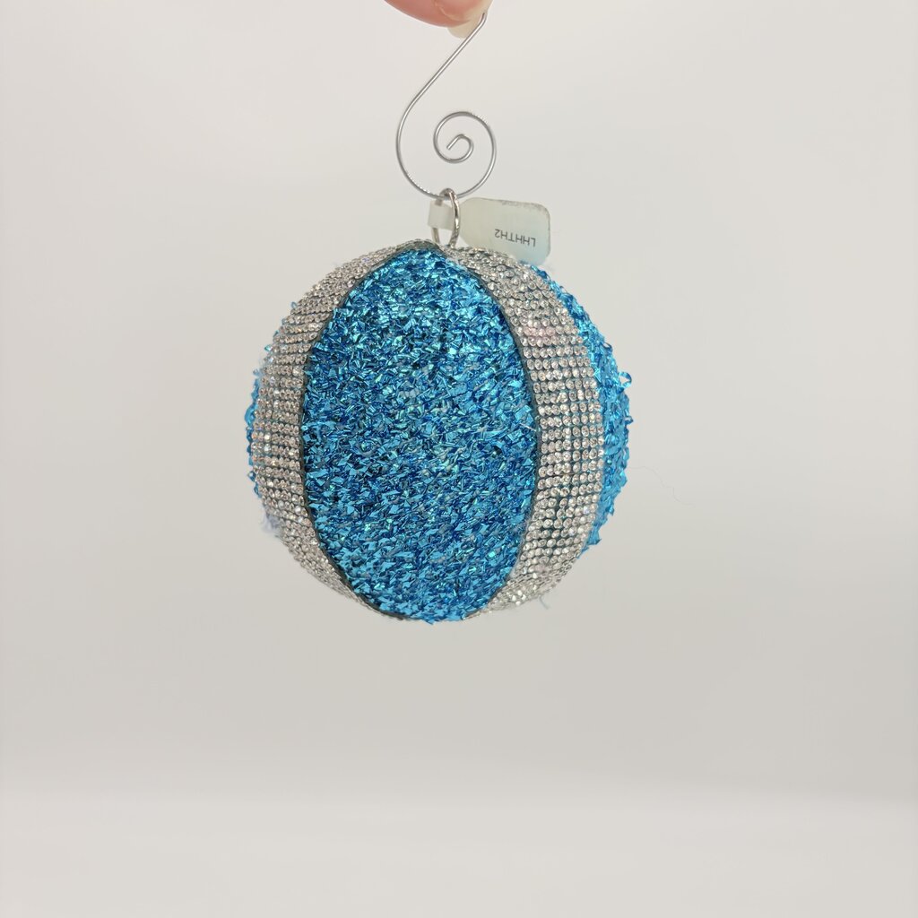 Teal sparkle Christmas Ornament