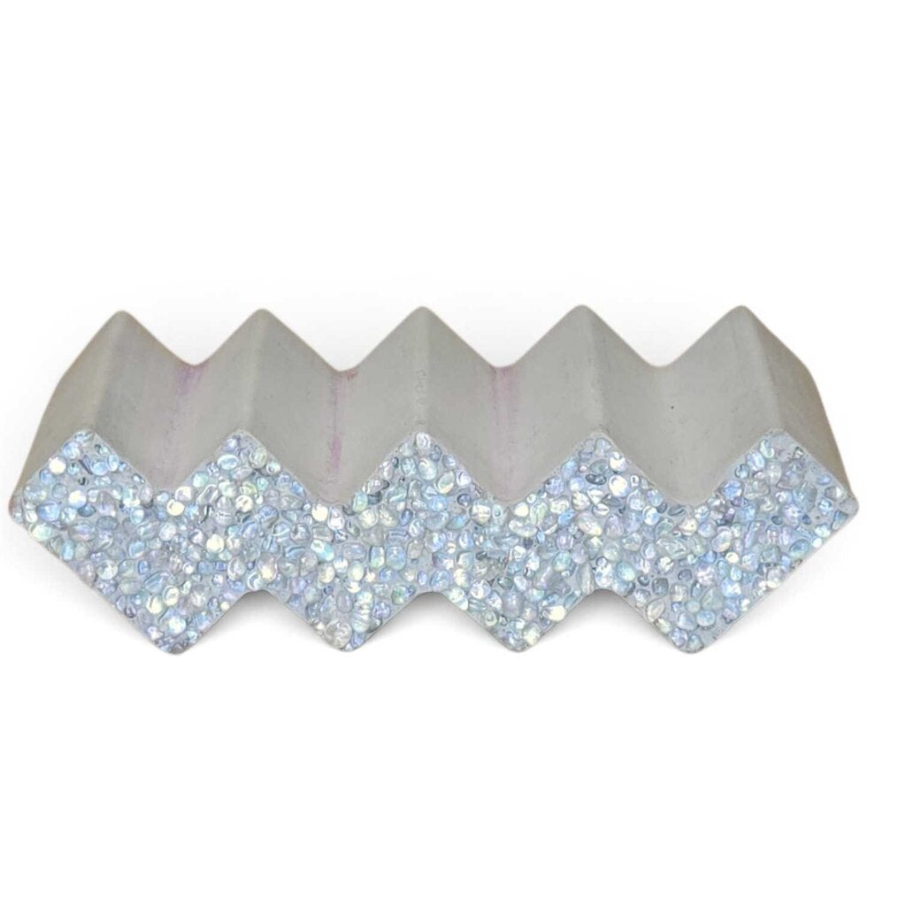 Zig Zag Soap Dish with Beaded Accent