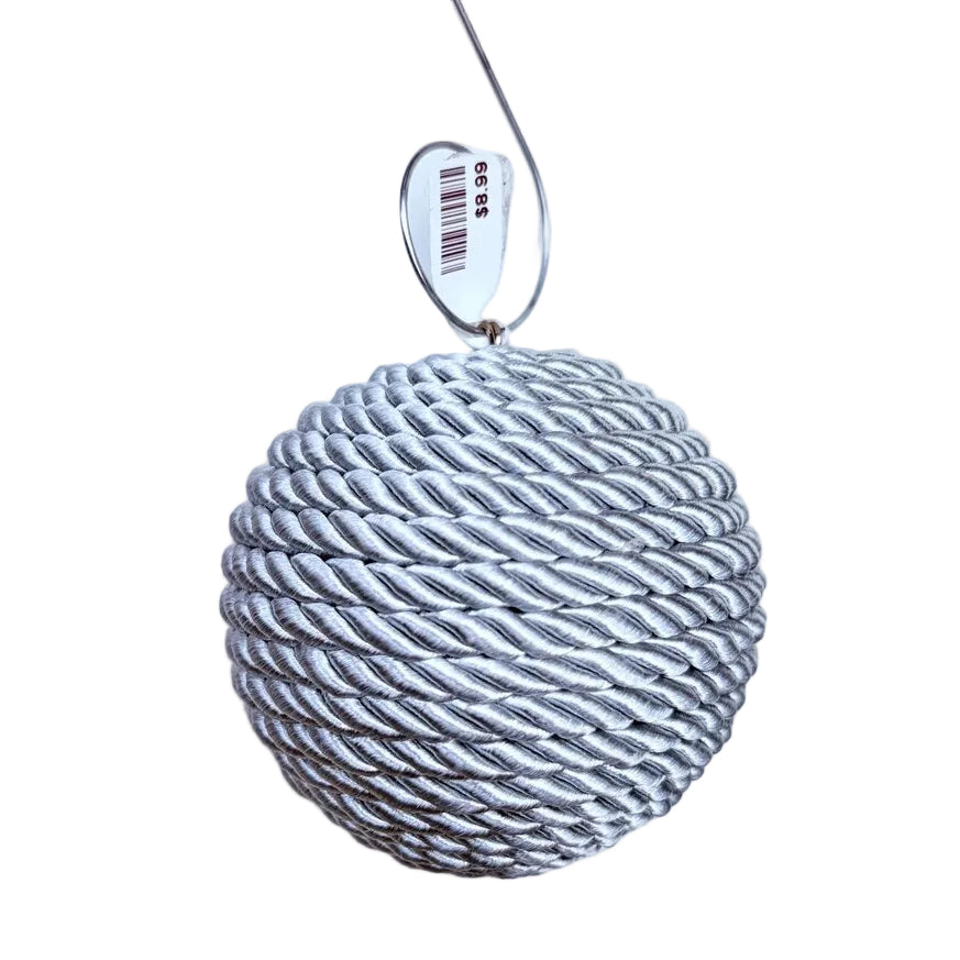 silver shatterproof ornament