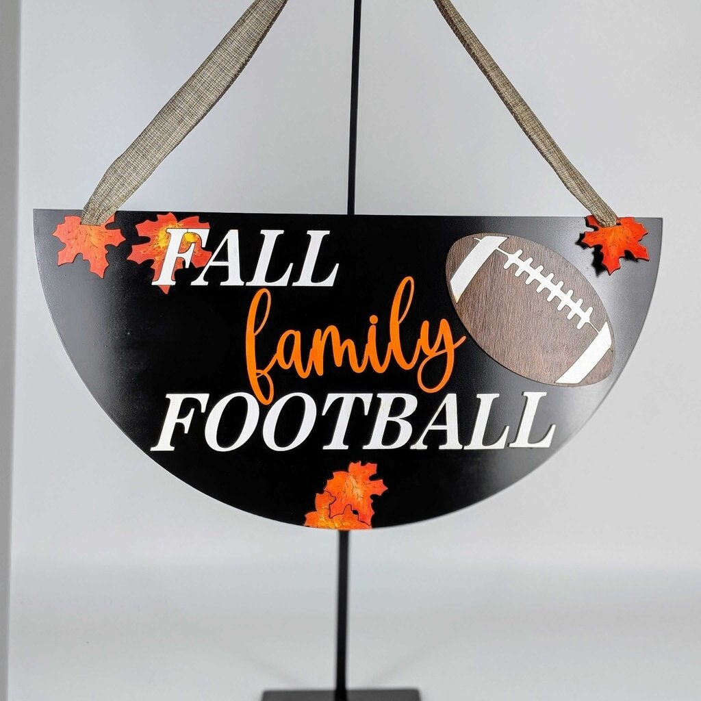 HD - Door/Wall Sign Fall Family Football