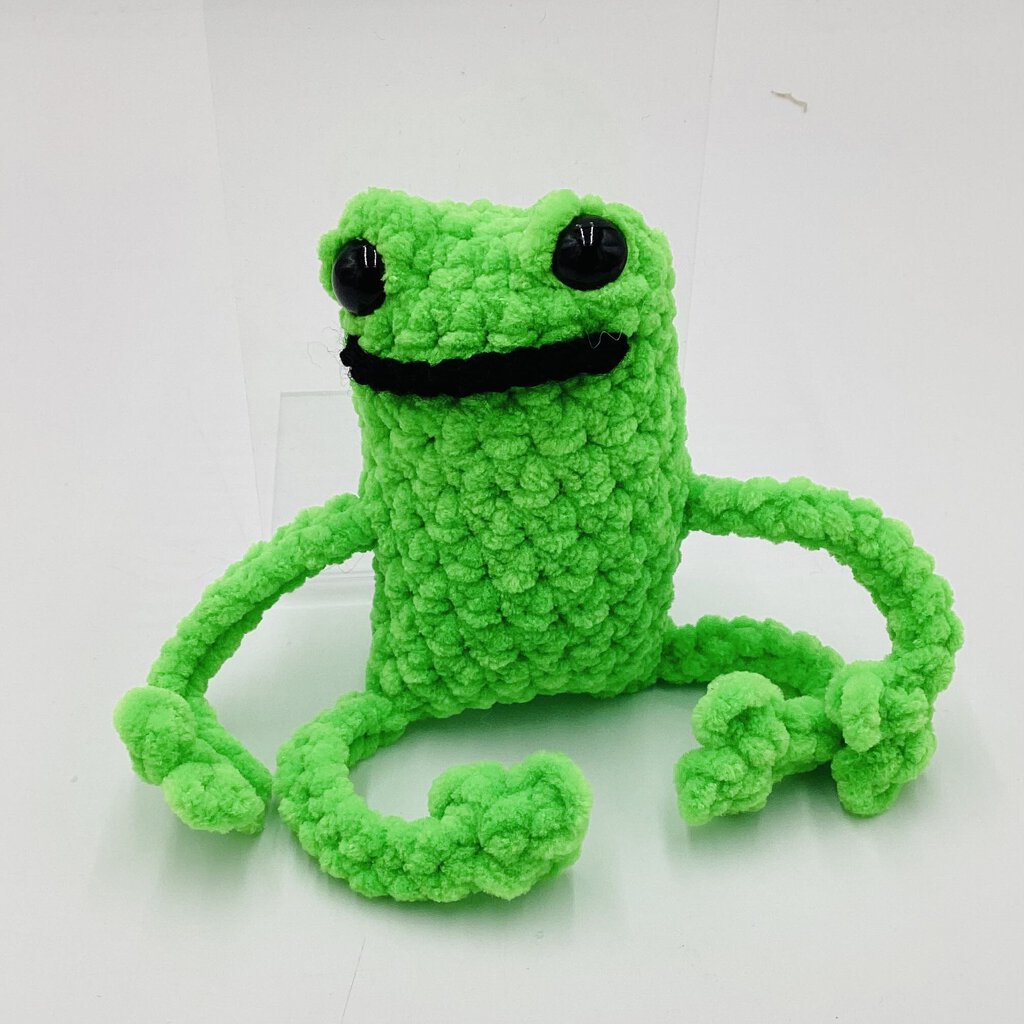 Neon Lime Green Leggy Froggy