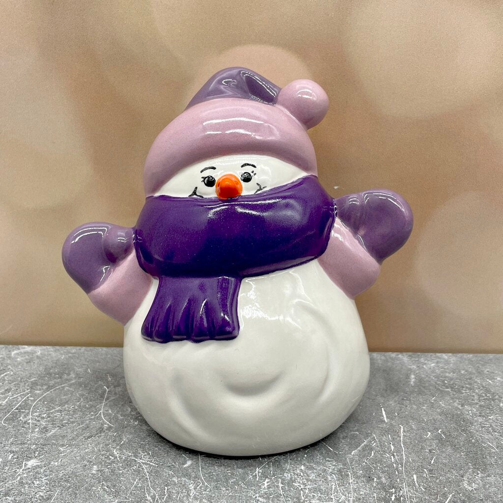 Snowman Fig Sm Purple